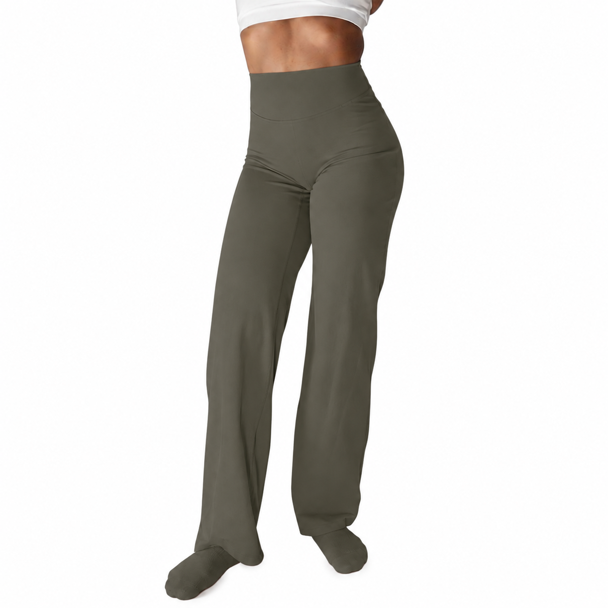 Soft Sculpt Flare Leggings | Olive